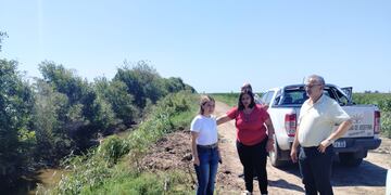 El camino interprovincial de Josefina está inundado