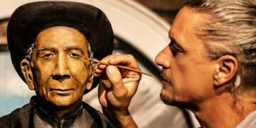 Una figura del Cura Brochero llegará a Tanzania, de la mando de un artista altagraciense.
