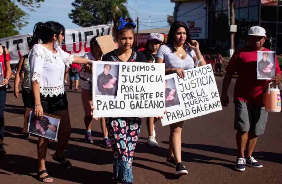 Eldorado: familiares y amigos de Pablo Galeano marcharon pidiendo justicia