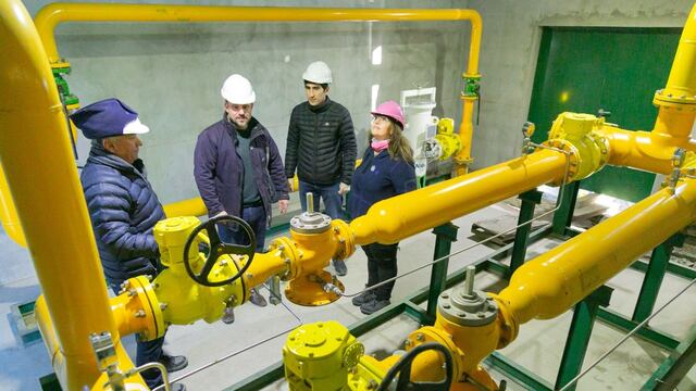 Río Grande: gobierno realizó la vinculación de una nueva planta reguladora de gas