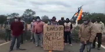 Corte de ruta en el interior salteño