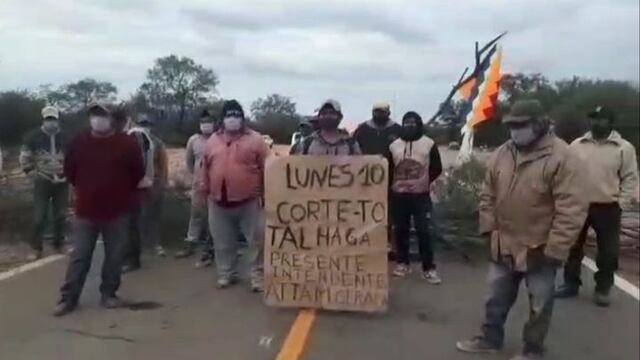 Corte de ruta en el interior salteño