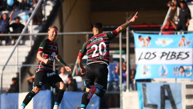 Gustavo Fernández marcó el empate con un certero cabezazo tras un centro preciso de Nicolás Dematei.