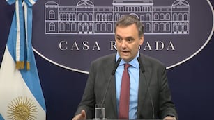 El vocero presidencial, Manuel Adorni.