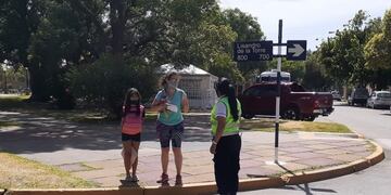 Operativo vial en la zona del Hospital