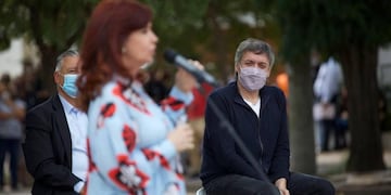 Máximo Kirchner y Cristina Fernández (Archivo)