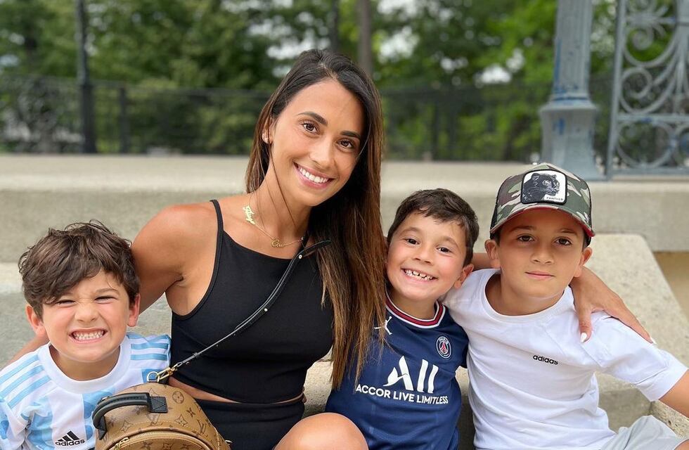 Grandes hermanos: Antonela Roccuzzo explotó de ternura con Thiago y Mateo Messi