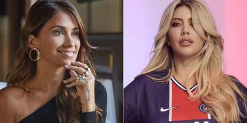 Antonela Roccuzzo y Wanda Nara