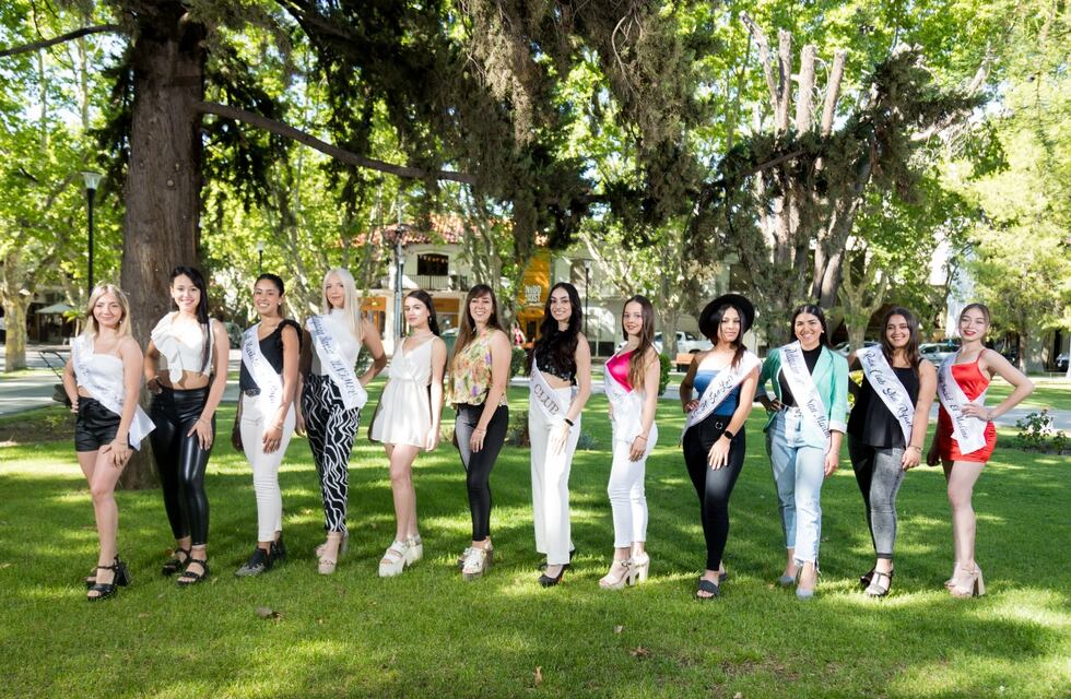 Vendimia en San Rafael: conocé a las 12 candidatas que buscan la corona de Ciudad