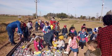 Ciclovía con Ecoladrillos en La Tordilla