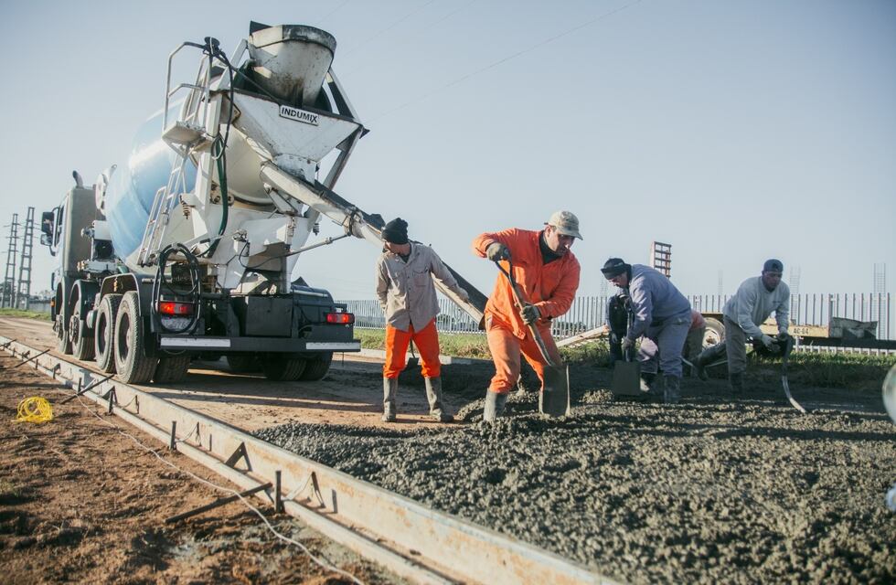 Se reactivó la obra vial en el acceso oeste a Rafaela