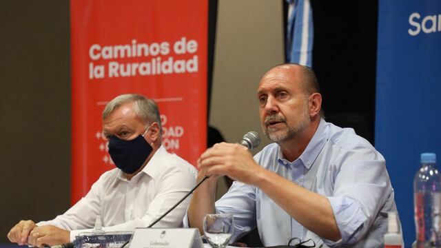 El rafaelino visitó Gálvez este miércoles para repartir 53 millones de pesos en fondos en el departamento San Jerónimo. (@omarperotti)