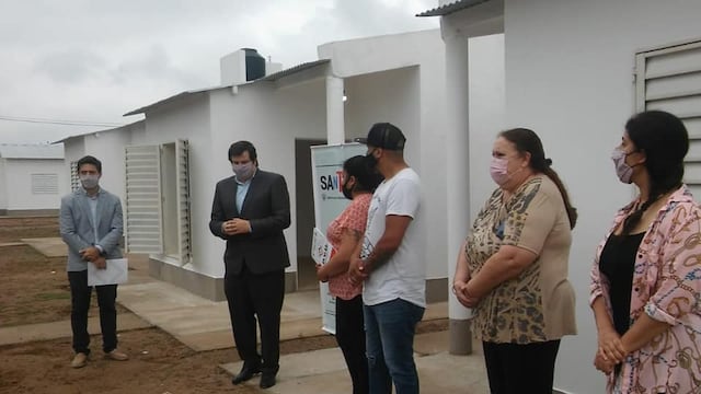 Entregaron viviendas en Suncho Corral