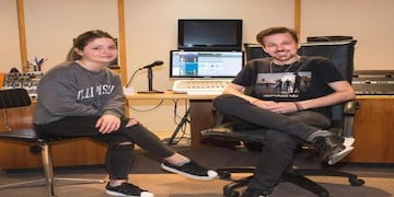 Rocio Vietto Junto con Lucas Bruera quien realizó la producción de pista, grabación, mix y máster final, en Maya Studio.