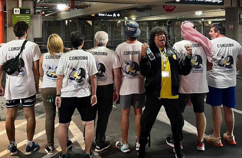 La Mona Jiménez ya está en Qatar para la final de la Selección: así lo recibieron