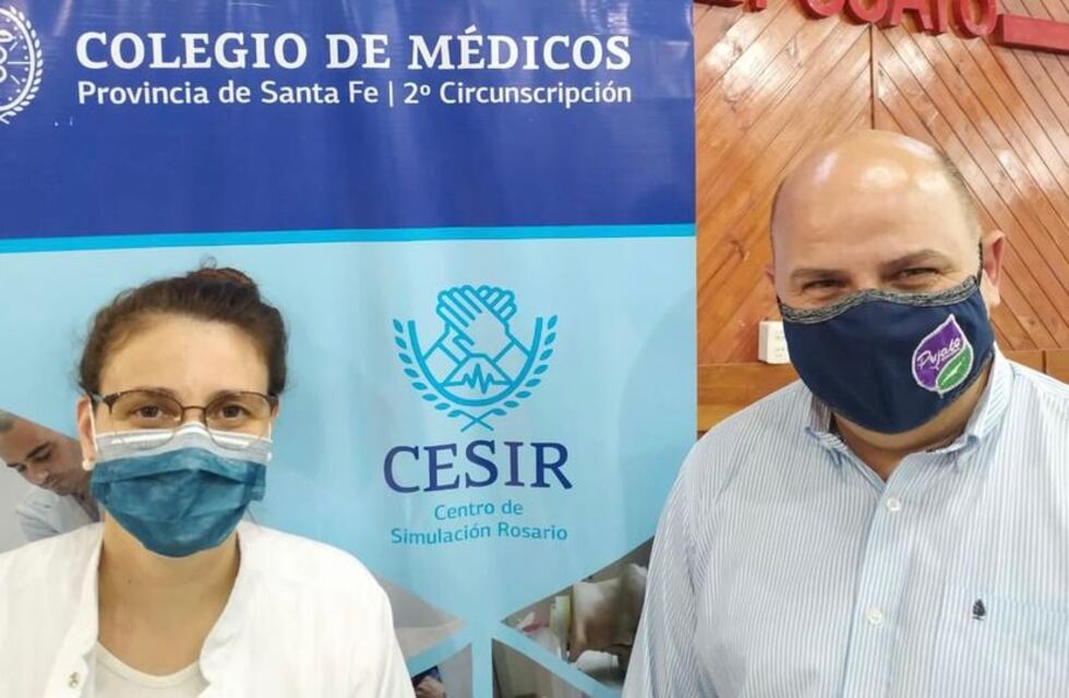 El Presidente Comunal de Pujato, Daniel Quacquarini, recibió el alta médica