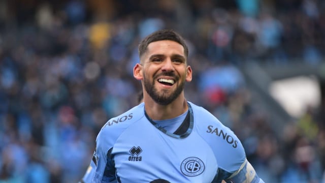 Se destapó Franco Jara y gritó goles para Belgrano, club del que es fanático (Javier Ferreyra / La Voz).