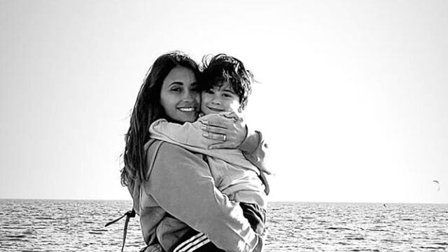 Antonela Roccuzzo compartió tiernas fotos de Ciro Messi en el día de su cumpleaños.