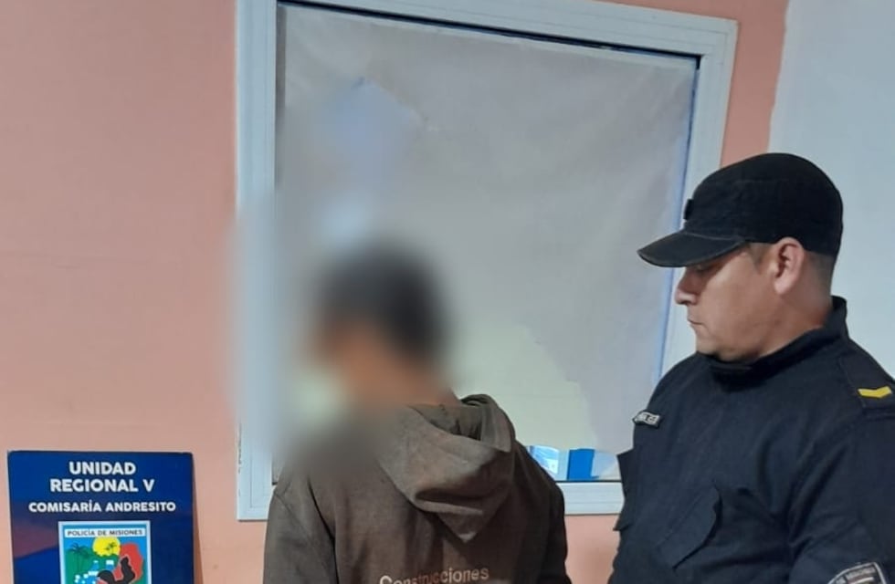 Comandante Andresito: detienen a un delincuente con frondoso prontuario delictivo