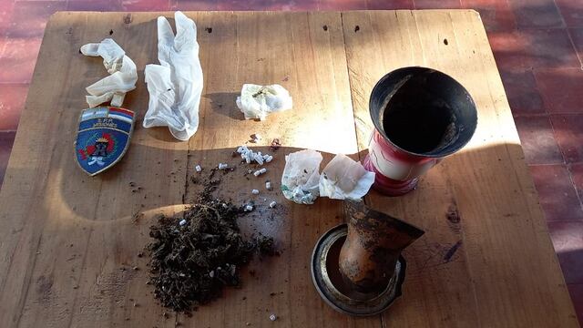 El mate contenía marihuana y psicofármacos en su doble fondo.