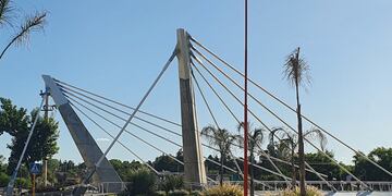Puente Centenario de Villa Carlos Paz. Diciembre 2020. (Foto: VíaCarlosPaz).
