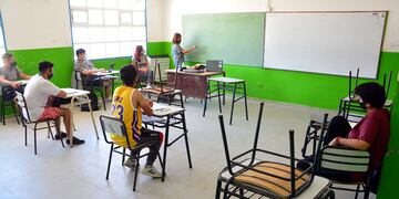 Clases presenciales secundario secundaria alumnos
Foto Telam : Marcelo Ochoa