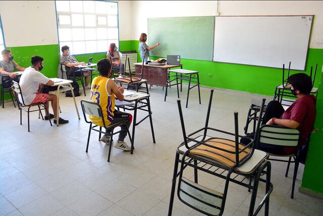 Clases presenciales secundario secundaria alumnos
Foto Telam : Marcelo Ochoa