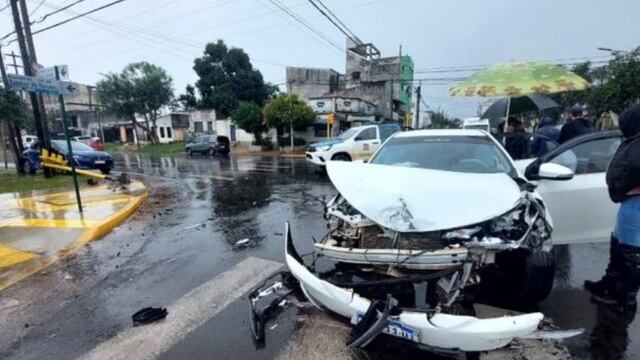 Accidente en Posadas dejó a una mujer lesionada.