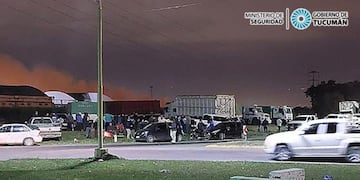 10 demorados en un enfrentamiento entre camioneros y un grupo de empleados del Ingenio La Florida