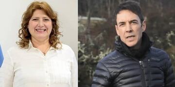 Yutrovic y Stefani ocuparan las bancas de diputados.