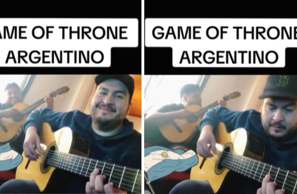 Al estilo criollo: creó la versión argentina de Game of Thrones y se volvió viral en TikTok