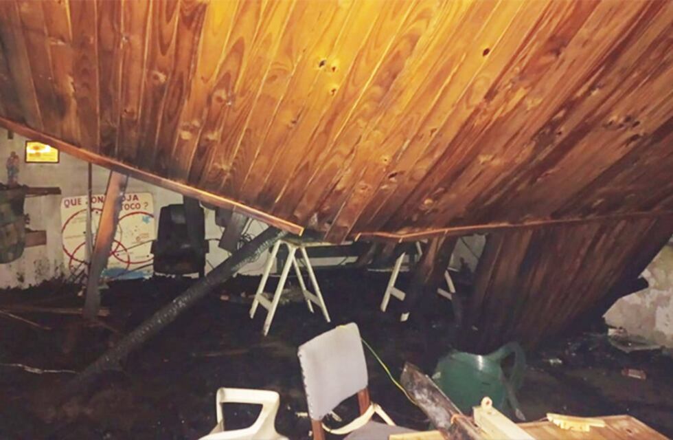 Un incendio afectó el refugio ambientalista de Arroyo Verde