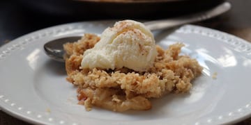 El postre siempre queda bien con una bocha de americana.