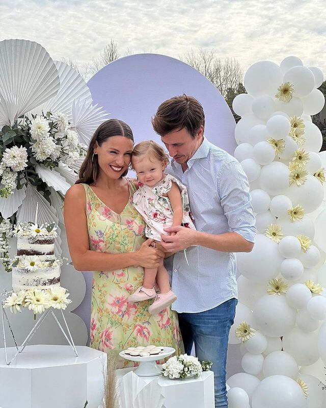Así fue como Pampita y García Moritán celebraron el primer año de Ana.