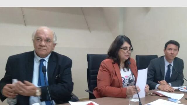 Juan Bautista Bueno, Silvina Rosso de Balanza y Maximiliano Blejman, los jueces que decidirán sobre el futuro de Exequiel Contreras, acusado de abuso sexual y homicidio.