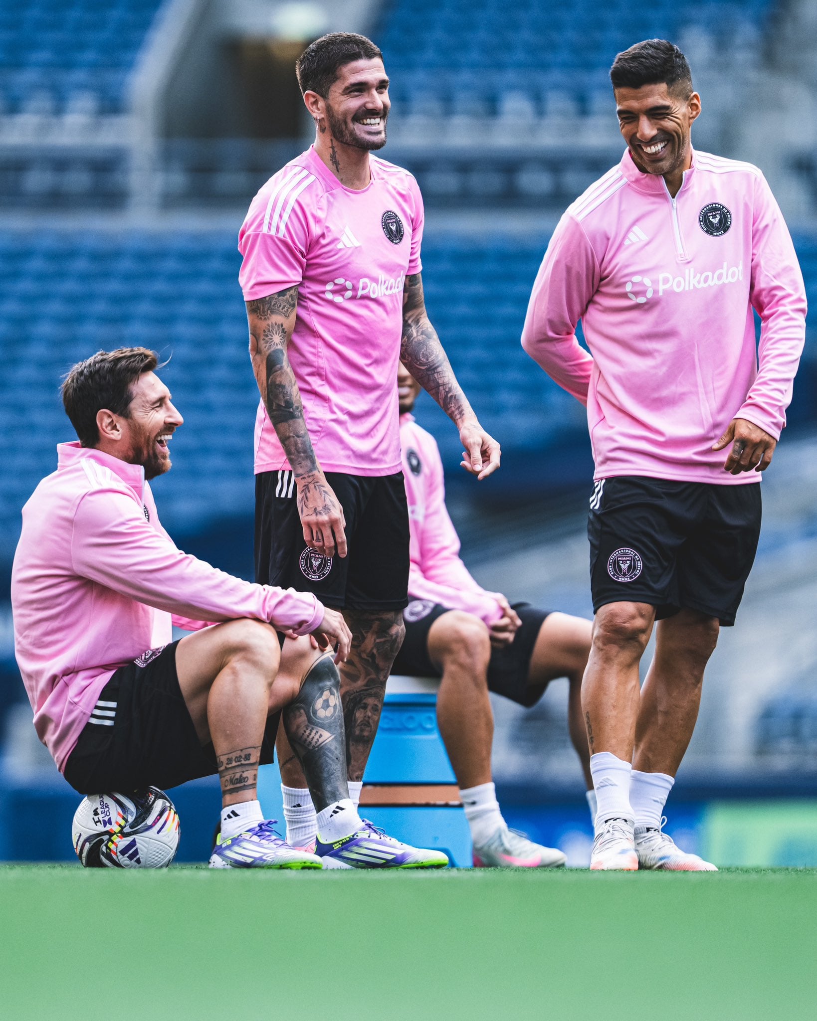 Messi, De Paul y Suárez
