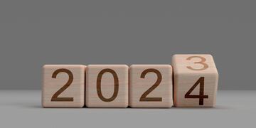 Año Nuevo. 2023 2024.