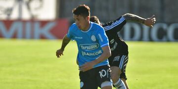 Mariano Miño, el "10" de Belgrano en el estreno de Guillermo Farré como entrenador. (Federico López Claro / La Voz)