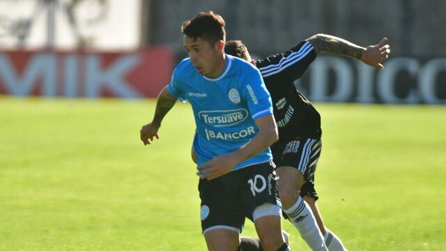 Mariano Miño, el "10" de Belgrano en el estreno de Guillermo Farré como entrenador. (Federico López Claro / La Voz)