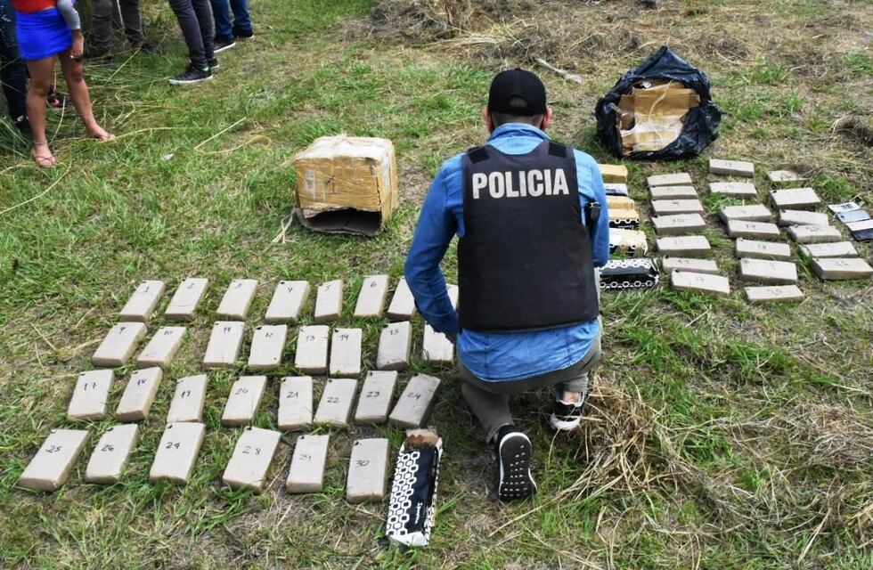 Lote 111: realizaron un allanamiento por un robo y encontraron 47 kilos de marihuana