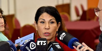 Analía Chumpitaz presentó el informe epidemiológico de la provincia.