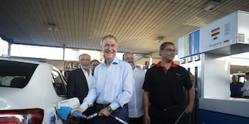 El gobernador Juan Schiaretti, en la inauguración de la estación (Gobierno de Córdoba).