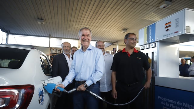 El gobernador Juan Schiaretti, en la inauguración de la estación (Gobierno de Córdoba).