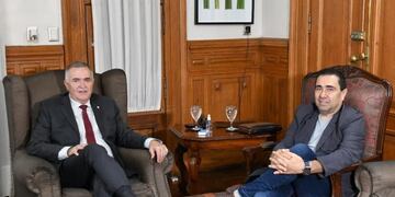 Reunión clave entre Jaldo y Mansilla.