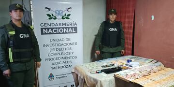 Allanaron cuatro viviendas en Mendoza y detuvieron a dos integrantes de una organización delictiva