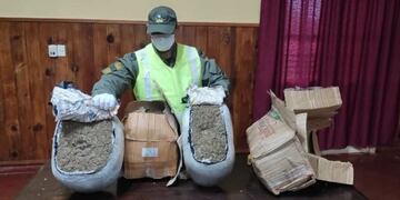 Encuentran marihuana en una encomienda en Concepción de la Sierra.