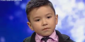El pequeño santiagueño que tuvo su primer encuentro con su ídolo a pocos meses de vida.
