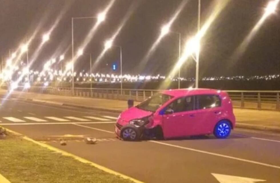 Posadas: se durmió al volante e impactó contra un boulevard