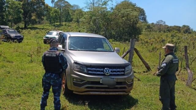Recuperaron en San Vicente una camioneta robada.