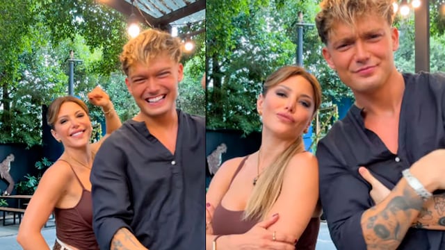 Evangelina Anderson e Ian Lucas. Foto: captura pantalla.